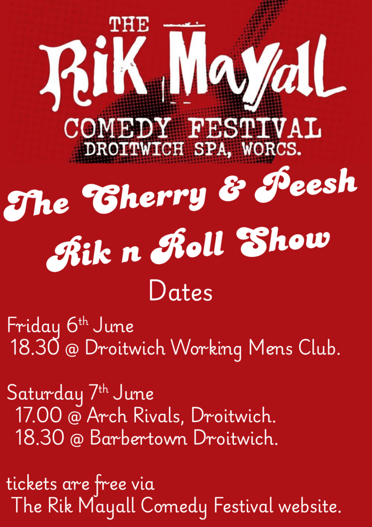 Cherry & Peesh at the Rik Mayall Festval 2025
