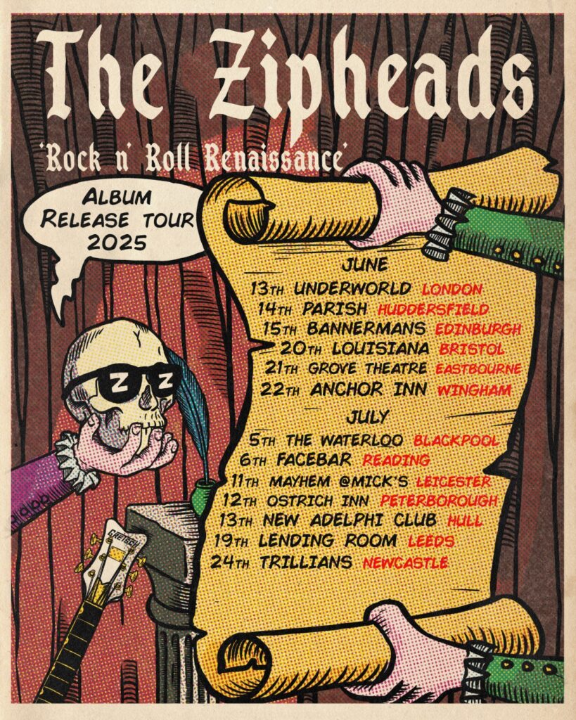 RnRR The Zipheads tour 2025