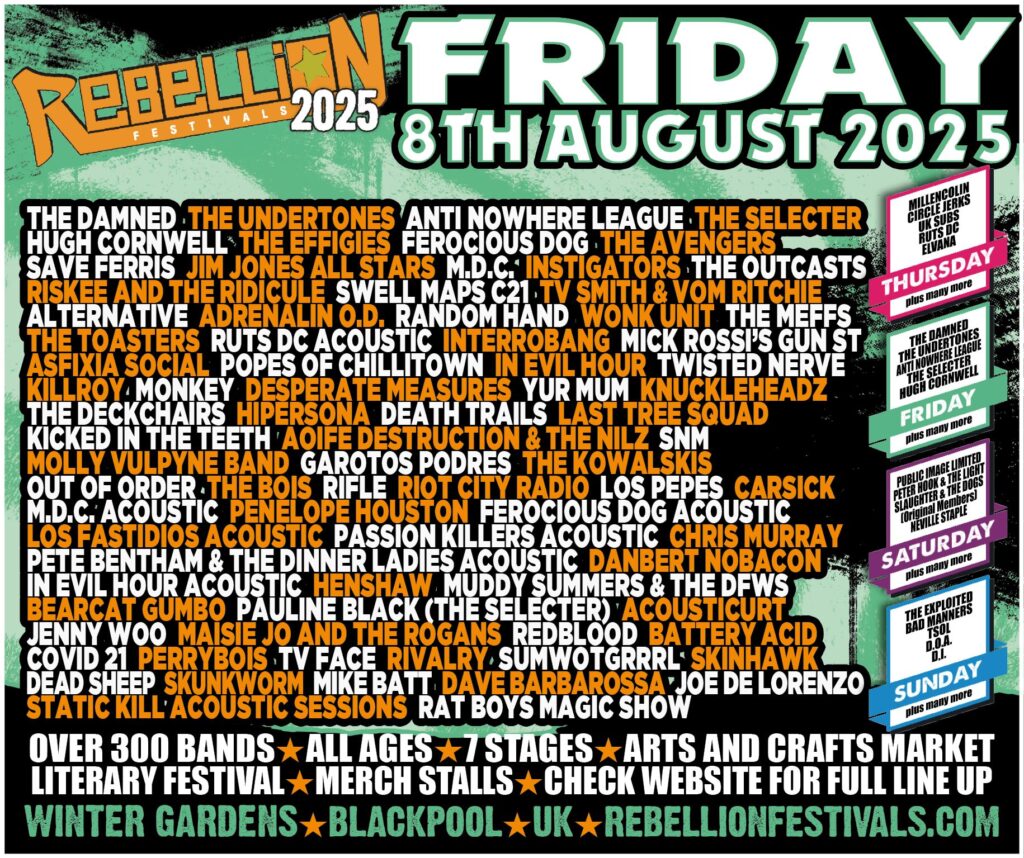 Rebellion Festival 2025 Friday