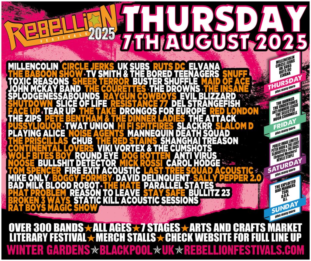 Rebellion Festival 2025 Thursday