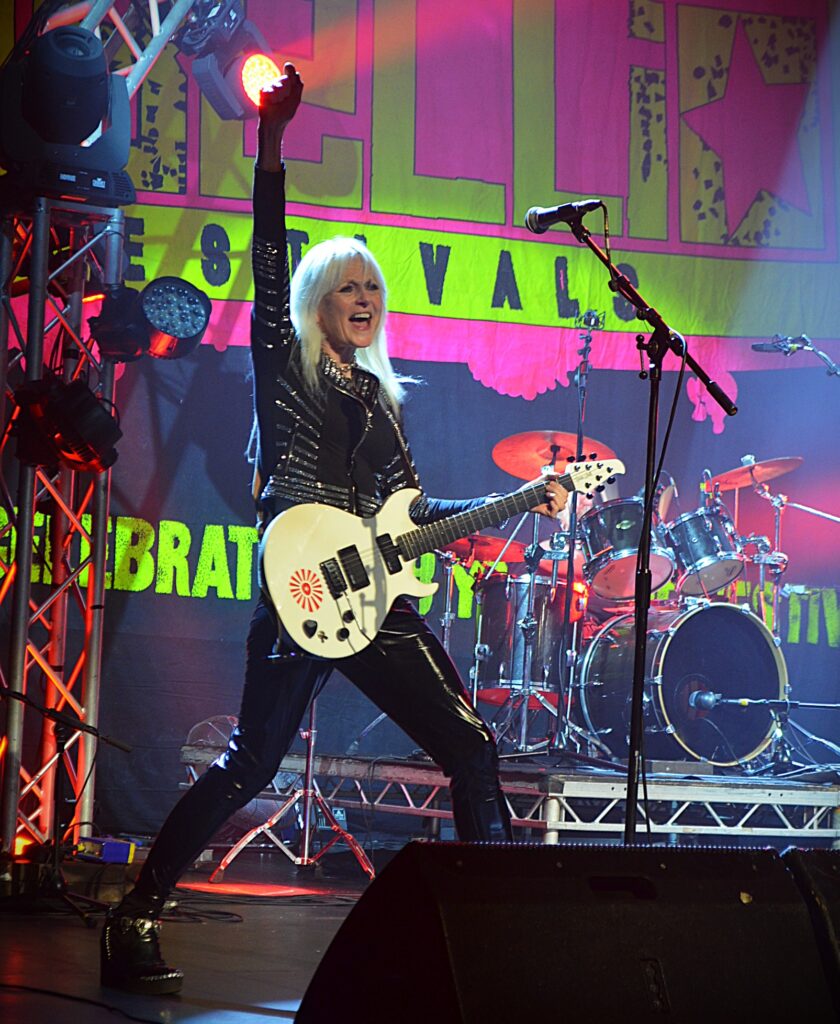 Girlschool - Jackie Chambers - photo by Ruth Rae