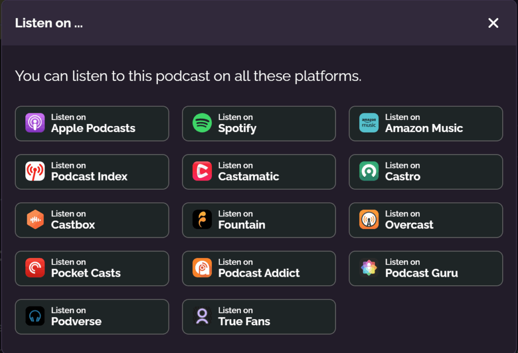 PRC Podcast listen here