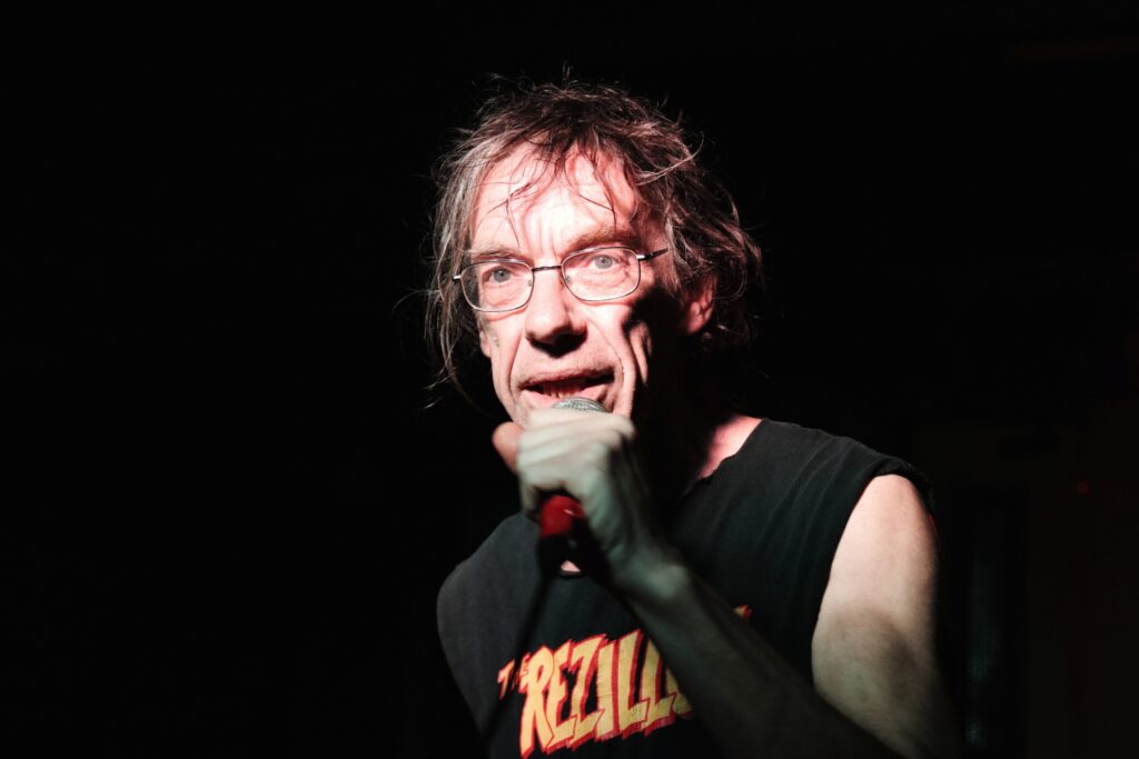 Dick Lucas - Subhumans - photo by Ian Ladlow