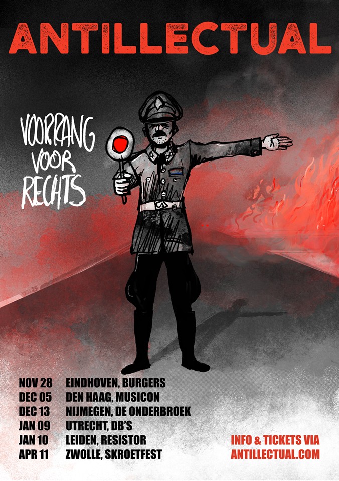 Antillectual Netherlands tour 2025/6 poster