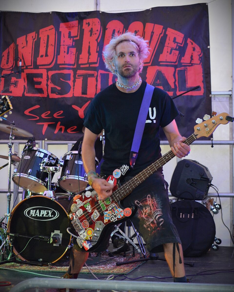 Rage DC - Chris on bass