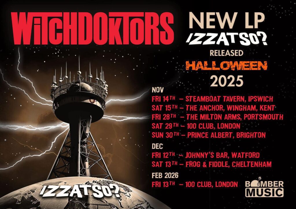 Witchdoktors - IZZATSO tour poster