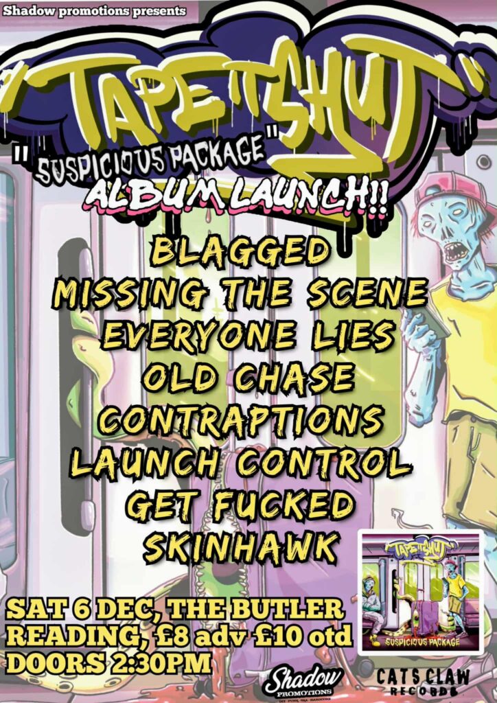 Tape It Shut album launch 2025 Poster