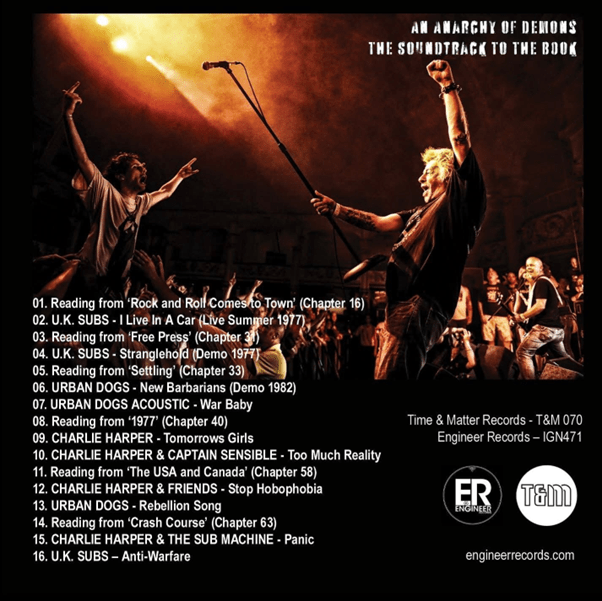 Anarchy of Demons CD rear