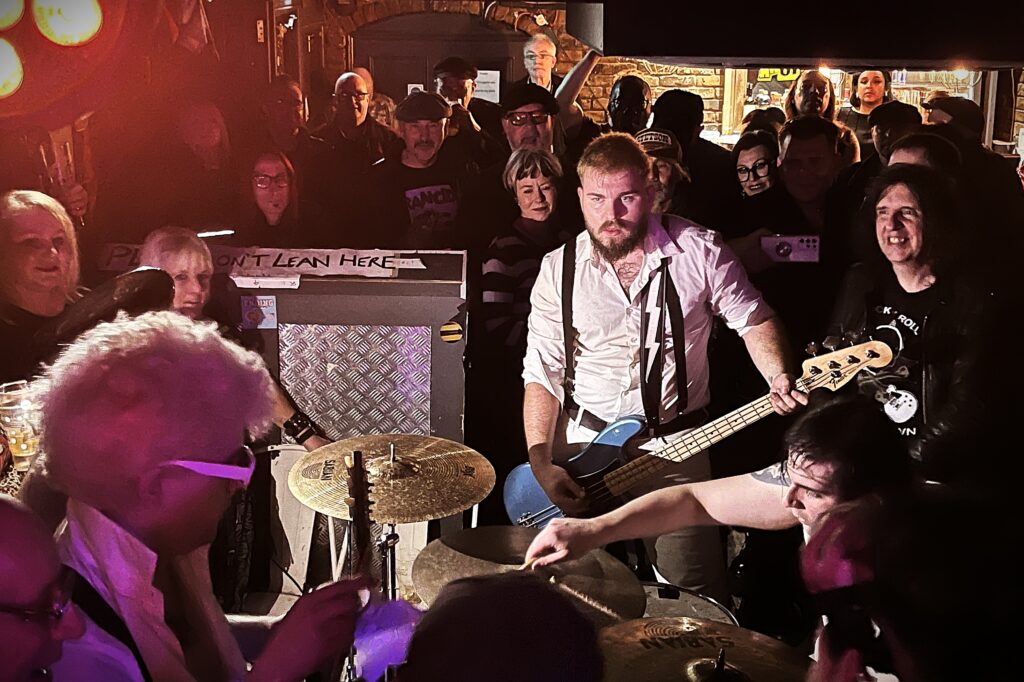 Deaf Devils rock the crowd - photo by Ruth Rae