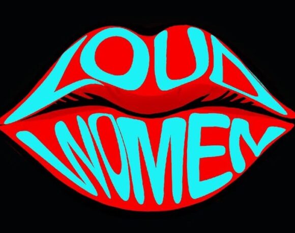 LOUD WOMEN logo on black