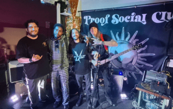 Me with local Hawaii punk band Of Earth and Mayhem main