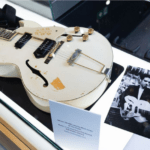 Mick Jones guitar - photo by Pennie Smith