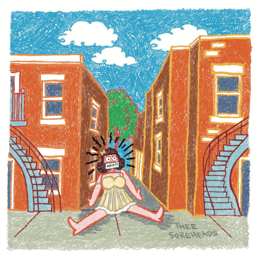 Thee Soreheads debut EP -ARTWORK by EB SCIALES