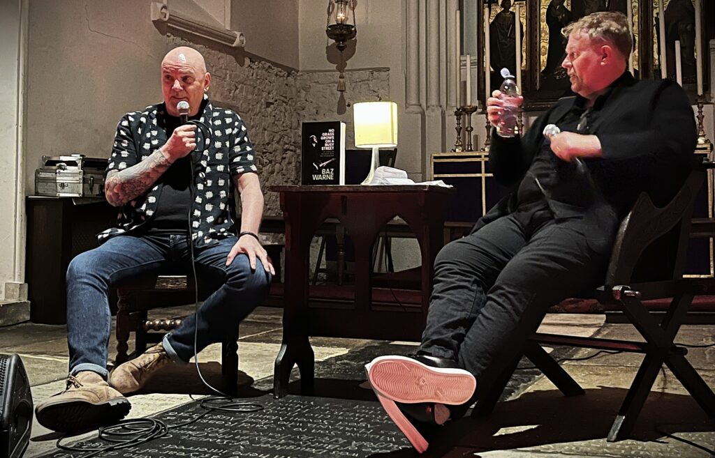 Baz Warne and Mark Hart St Pancras March 2026 - photo by Ruth Rae