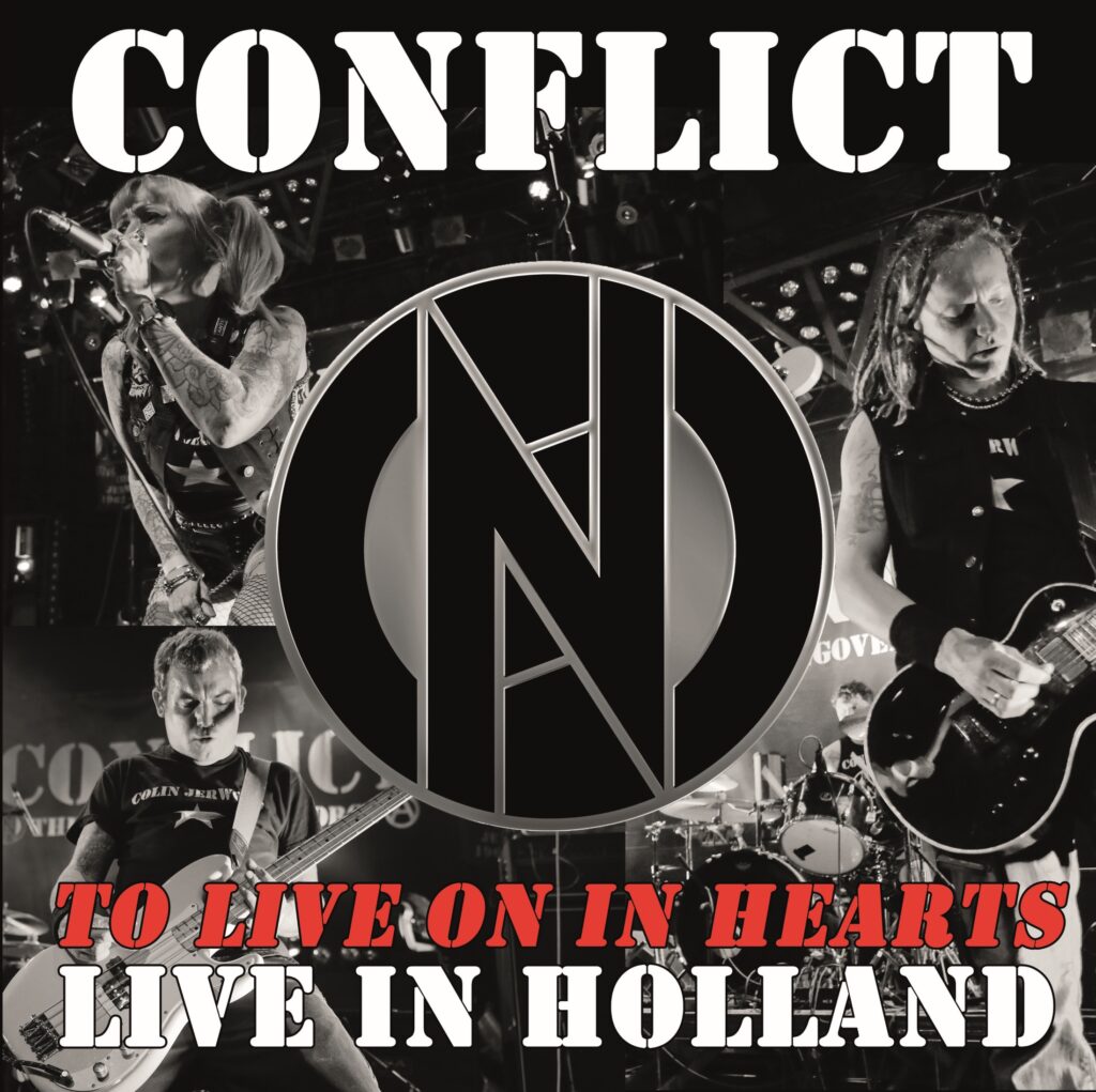 Conflict 'Live In Holland' album cover