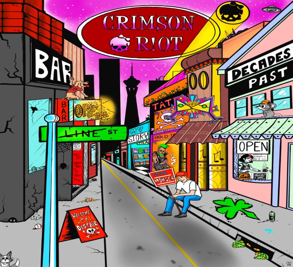 Crimson Riot - 'Third Time's A Charm' album cover