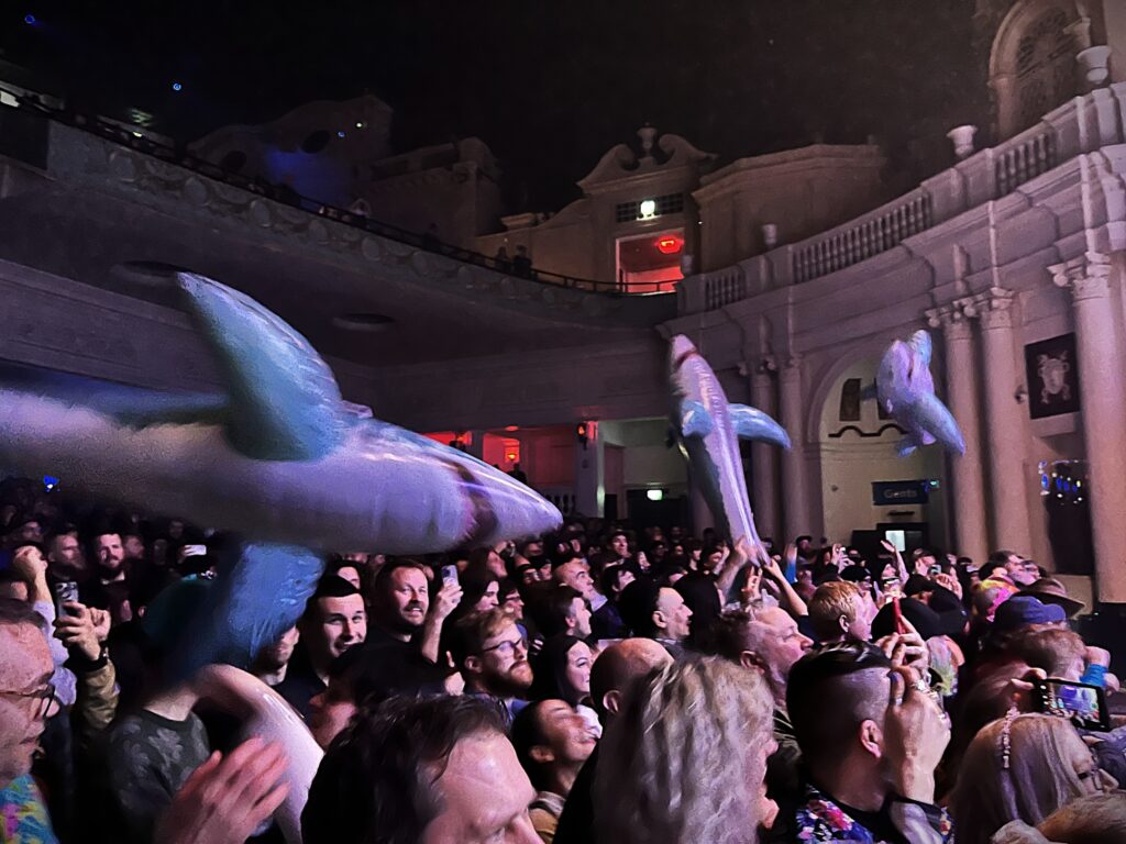 Flying sharks with The Aquabats! - Brixton Mar 2026 - photo by Ruth Rae