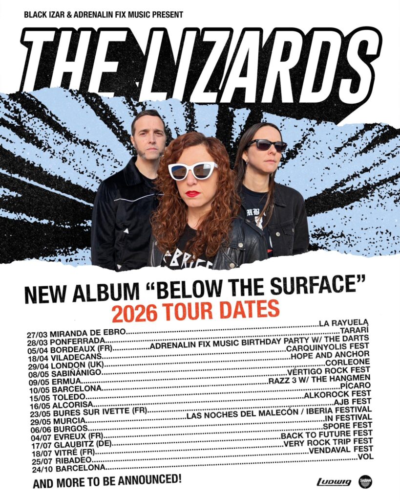The Lizards tour 2026 poster