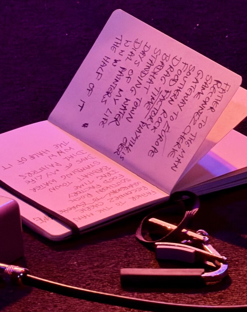 Wreckless Eric notebook - photo by Florian Reith