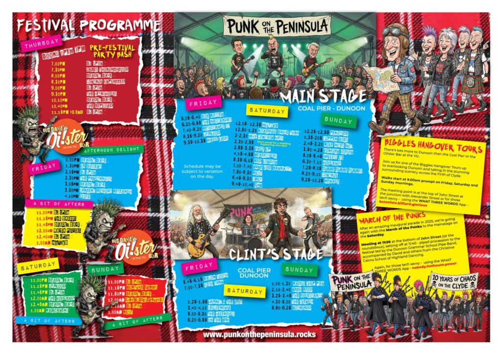 Punk on the Peninsula 2026 poster
