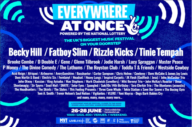 Everywhere At Once Festival poster