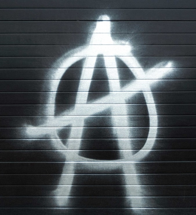 Punk anarchy symbol