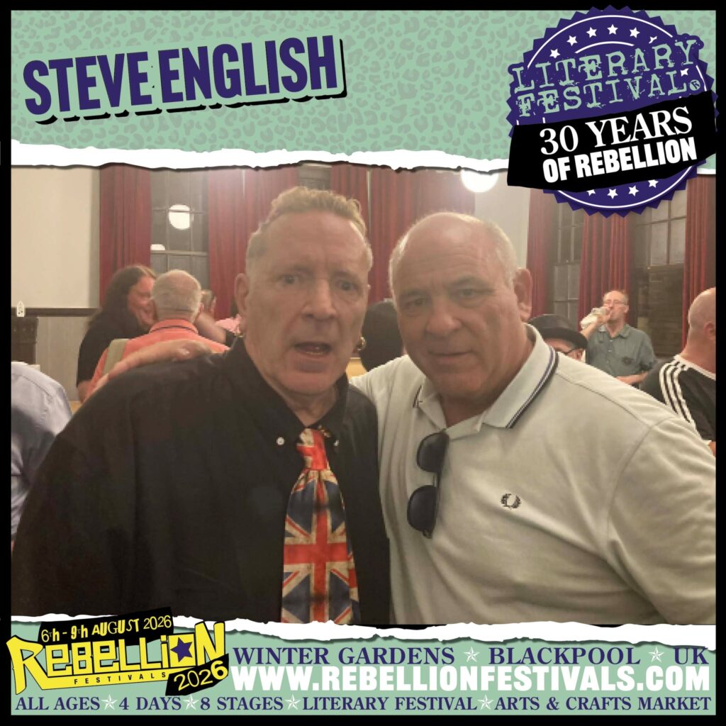 Steve English - Literary stage 2026