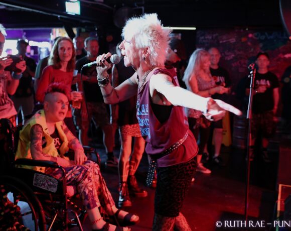 Family Of Strangers - Lou in the crowd - photo by Ruth Rae