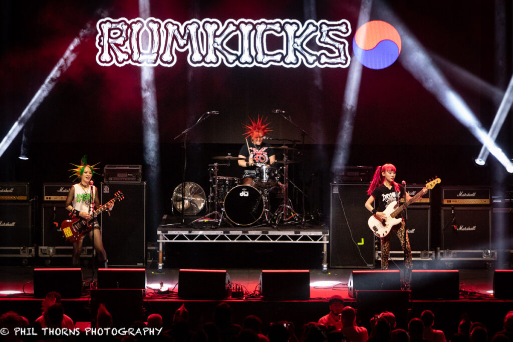 Rumkicks band - Rebellion 2026 - photo © Phil Thorns