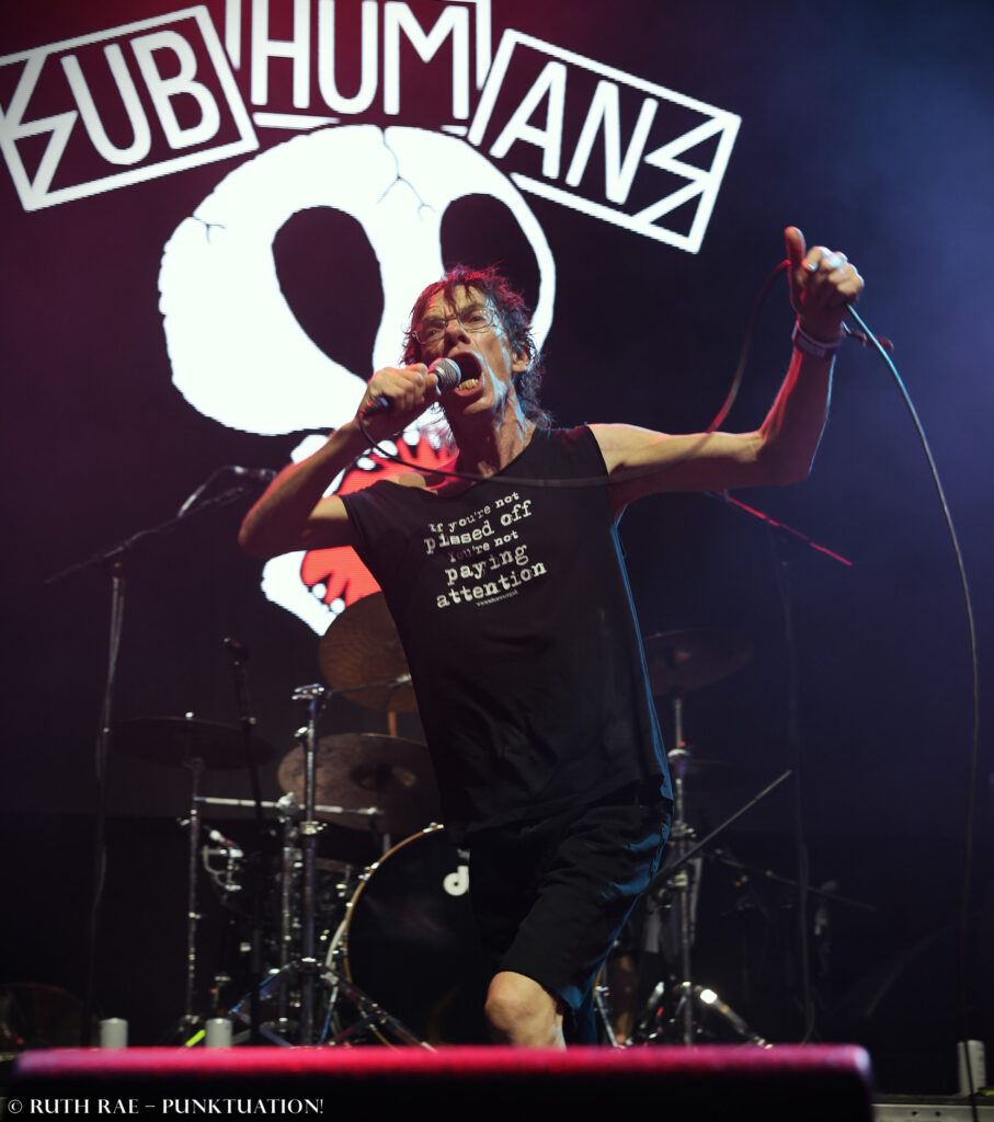 Subhumans - Dick Lucas - Rebellion 2026 - photo © Ruth Rae