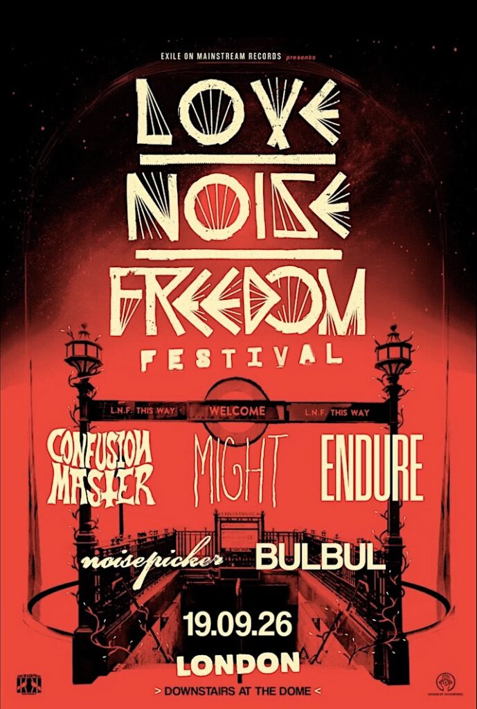 LOVE NOISE FREEDOM festival poster