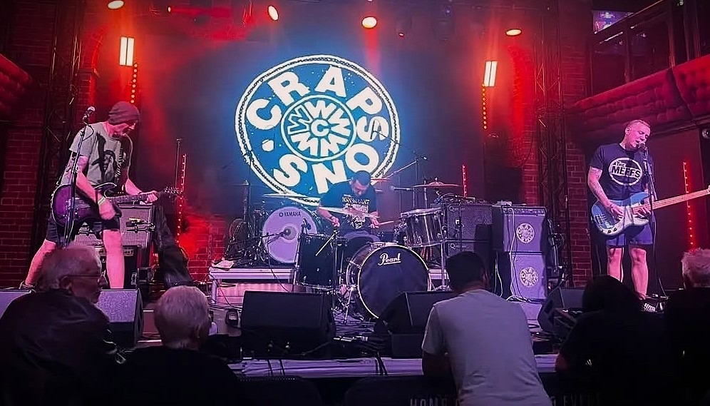 Crapsons live - photo by Neil's sister